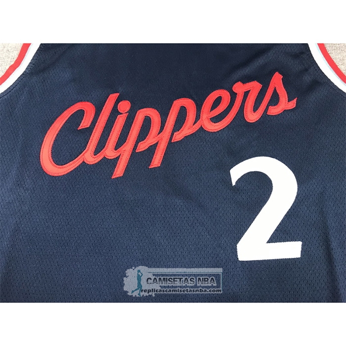 Camiseta Los Angeles Clippers Kawhi Leonard NO 2 Icon 2024-25 Azul